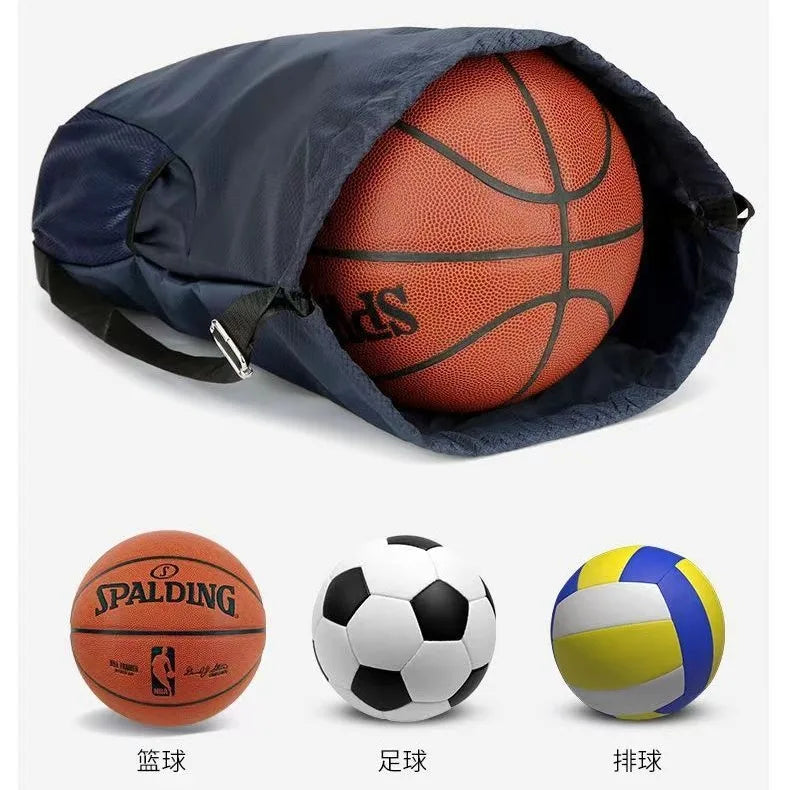 Sports Drawstring Backpack With Wet Dry Separation