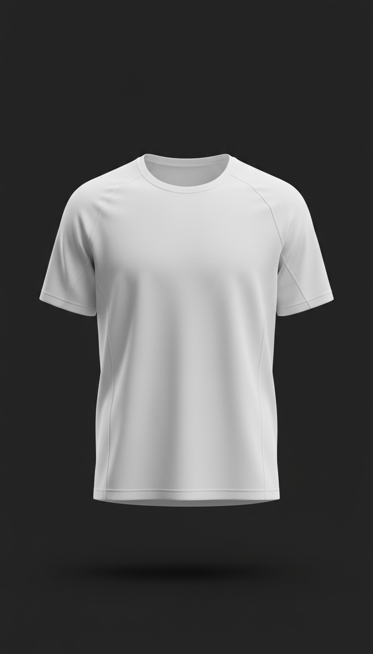 Chalk White Technical Padel T-Shirt