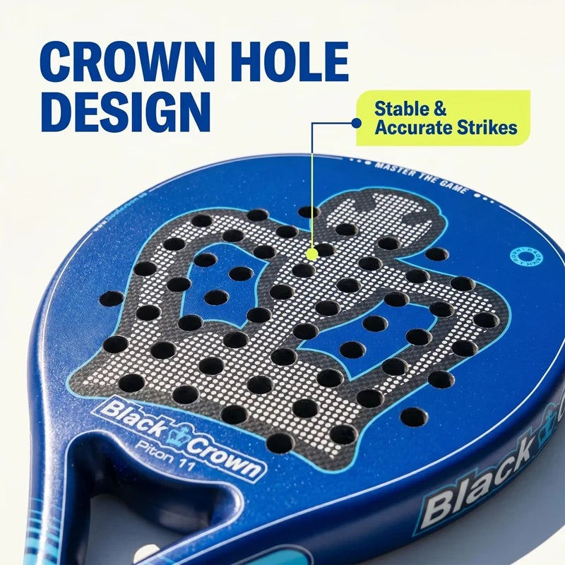 Carbon Fiber Padel Racket with Cover – Optimized Sweet Spot