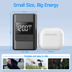 Mini Electric Bike Pump 120 PSI with Digital Gauge