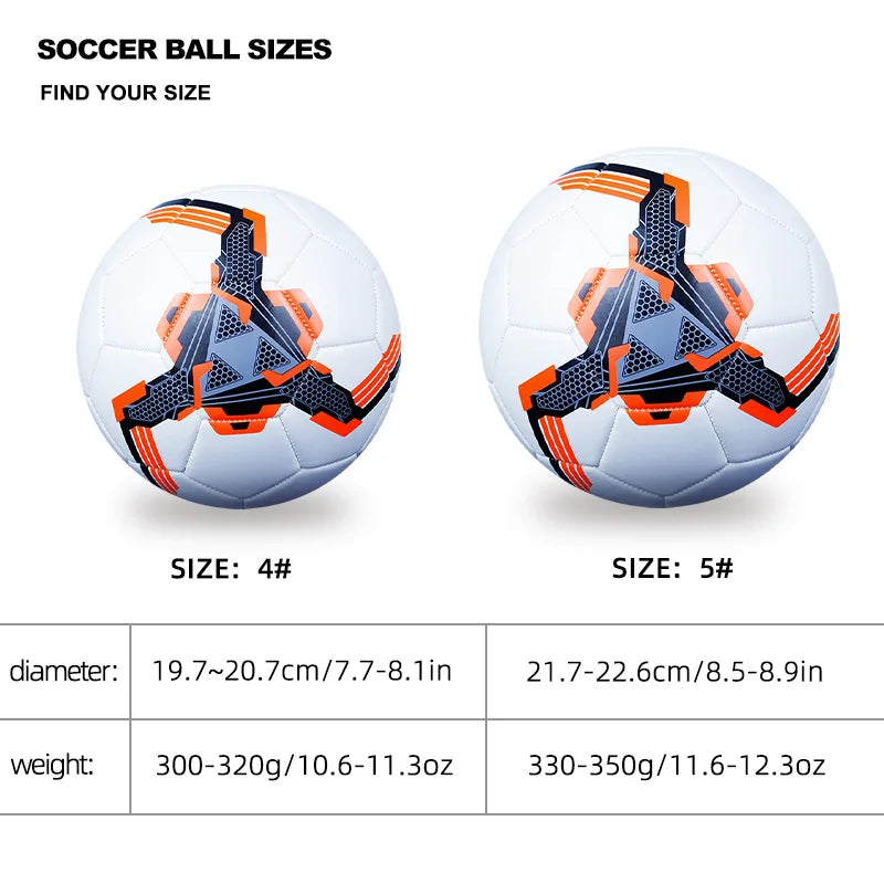 PVC Training Soccer Ball – Wear-Resistant Soft Touch