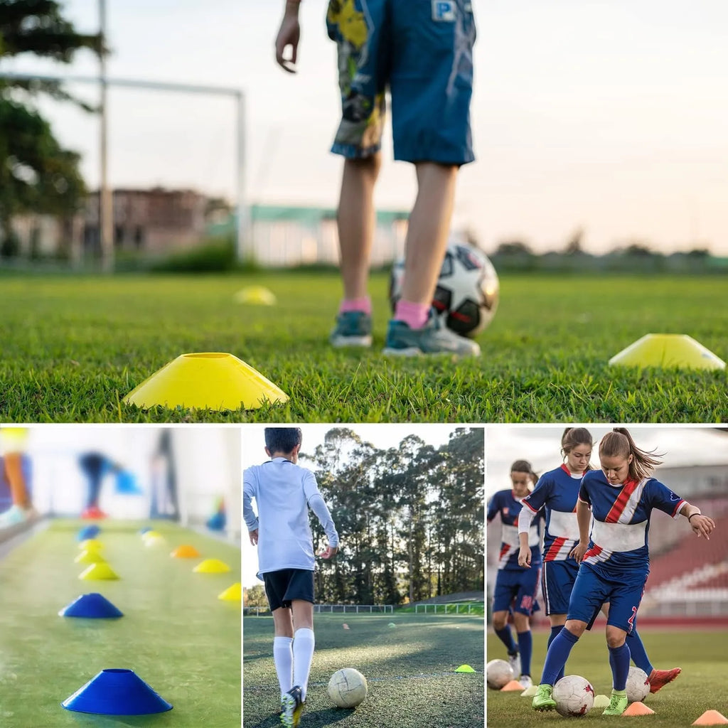 Football Training Disc Cones Set – Agility Marker Pack