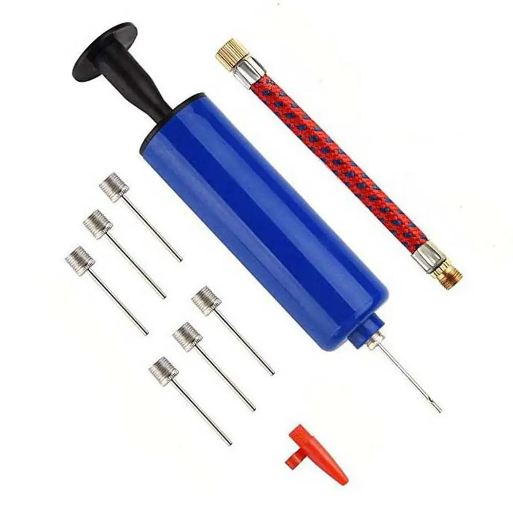 Portable Ball Hand Pump with Hose and Needle Set