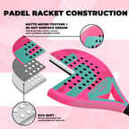 Carbon Fiber Padel Racket with EVA Memory Foam Core