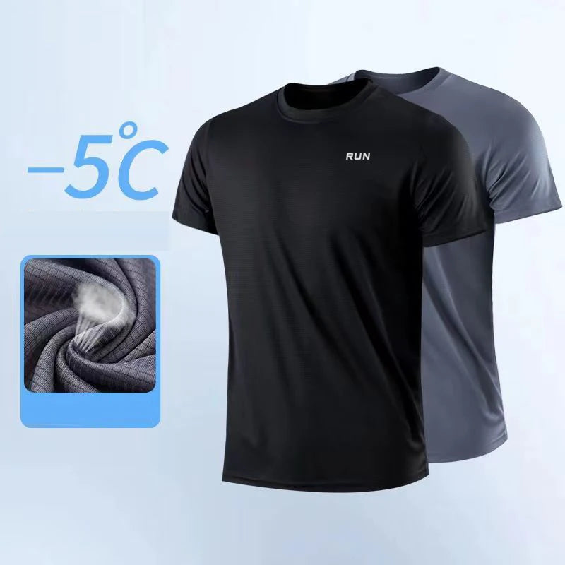 Men's Quick Dry Athletic T-Shirt Training Top