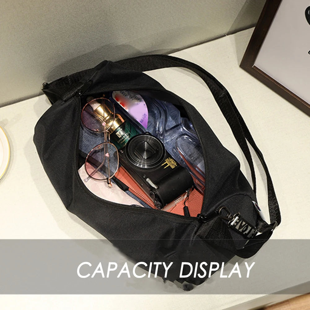 Waterproof Nylon Gym Duffle Bag – Compact Large-Capacity