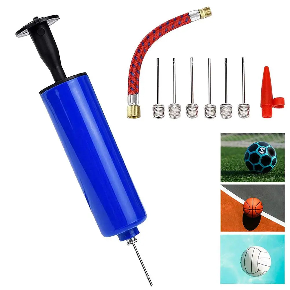 Portable Ball Hand Pump with Hose and Needle Set