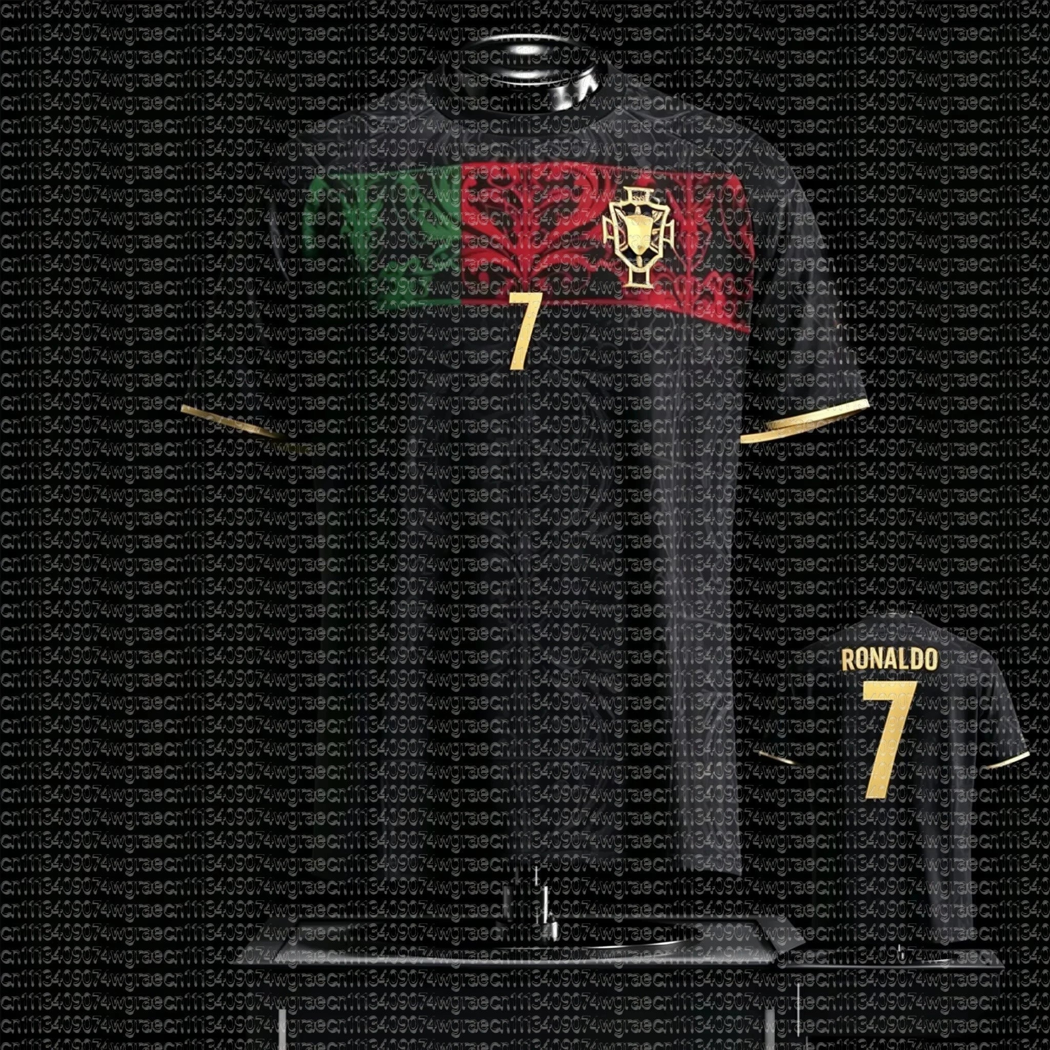 Portugal Soccer Jersey T-Shirt – Breathable Quick-Dry