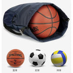 Sports Drawstring Backpack With Wet Dry Separation