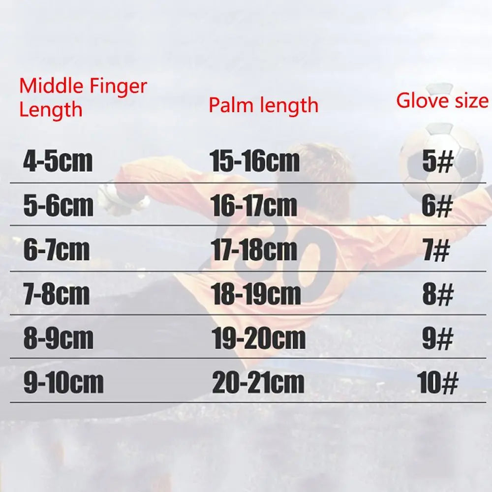 Goalkeeper Gloves With Finger Protection – Durable Grip