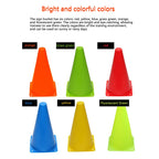 Soccer Training Marker Cones Set – 23 cm PVC Buckets