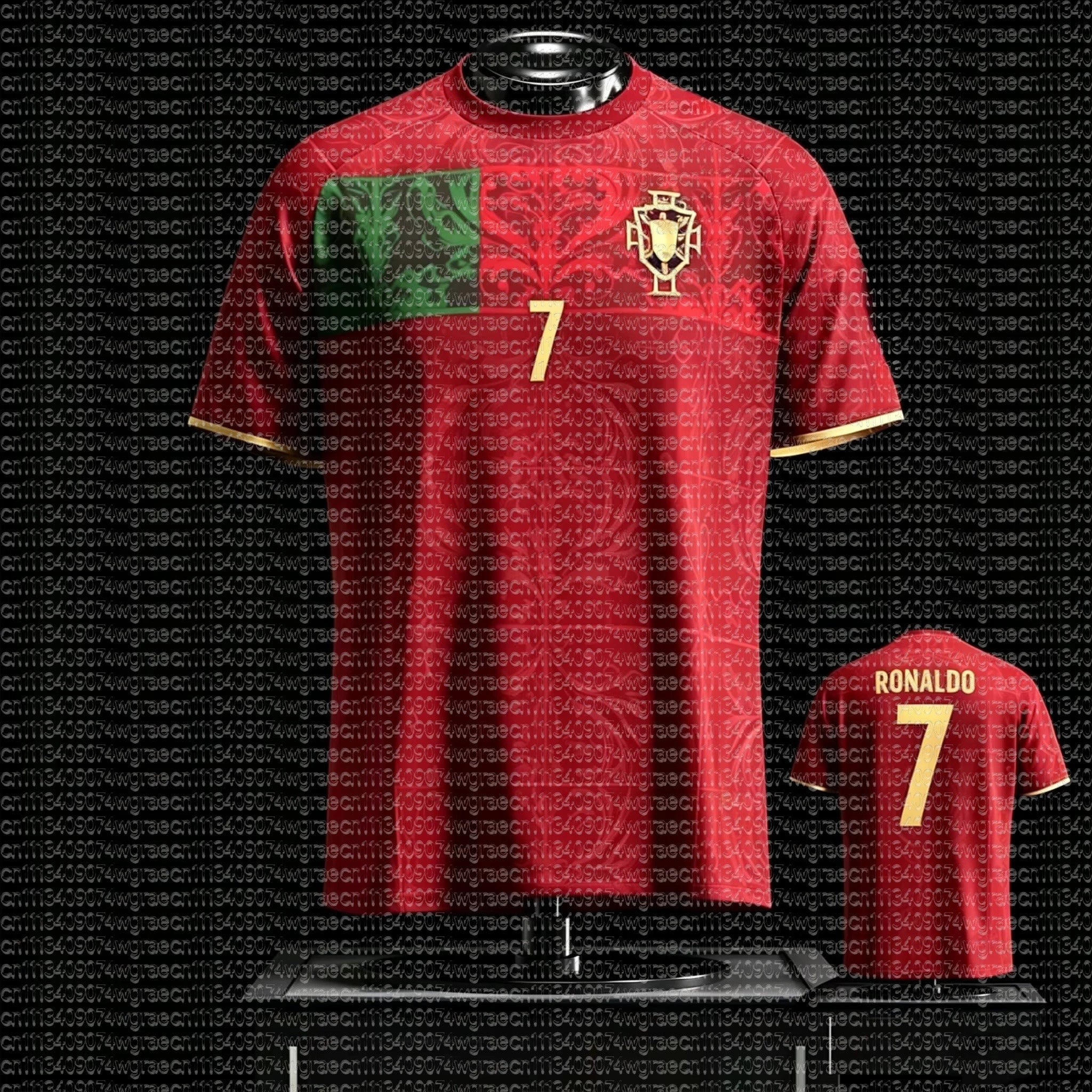 Portugal Soccer Jersey T-Shirt – Breathable Quick-Dry