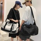 Waterproof Gym Duffle Bag With Shoe & Wet Compartments