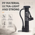 Mini Bicycle Hand Pump 80 PSI for Tires and Balls