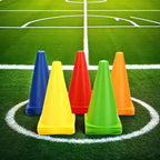 Soccer Training Marker Cones Set – 23 cm PVC Buckets