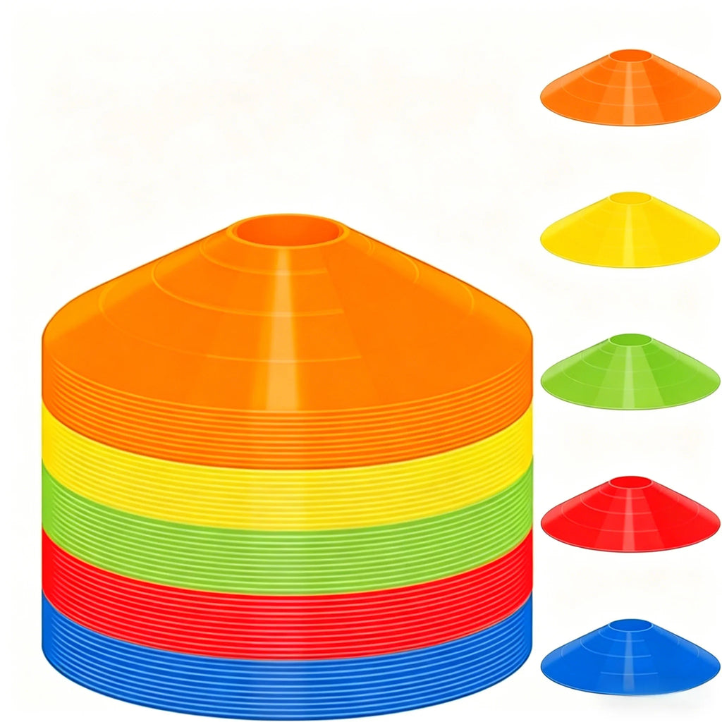 Football Training Disc Cones Set – Agility Marker Pack
