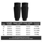 Youth Soccer Shin Guard Sleeves With EVA Padding
