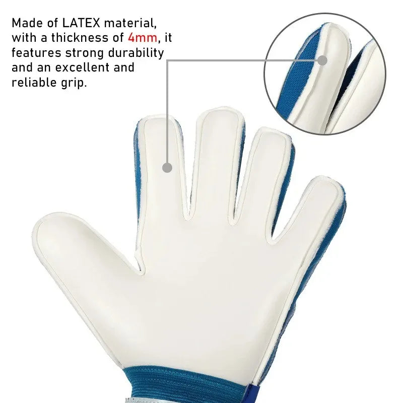 Goalkeeper Gloves With Latex Grip & Finger Protection