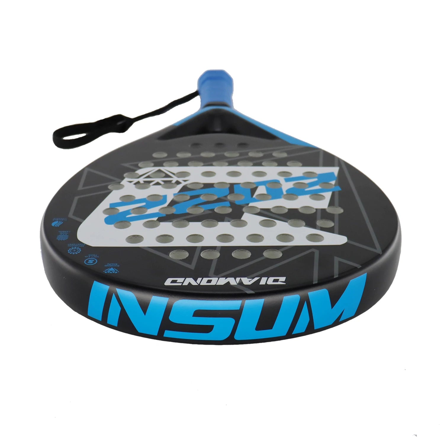 Carbon Fiber Padel Racket Soft EVA High Balance Diamond