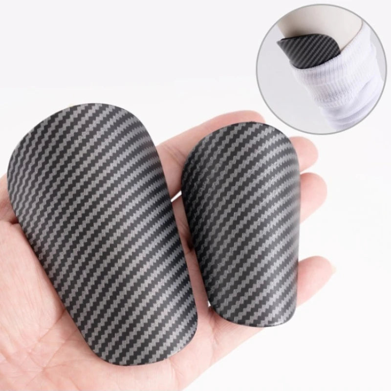 Mini Carbon Fiber Soccer Shin Guards Ultra Lightweight