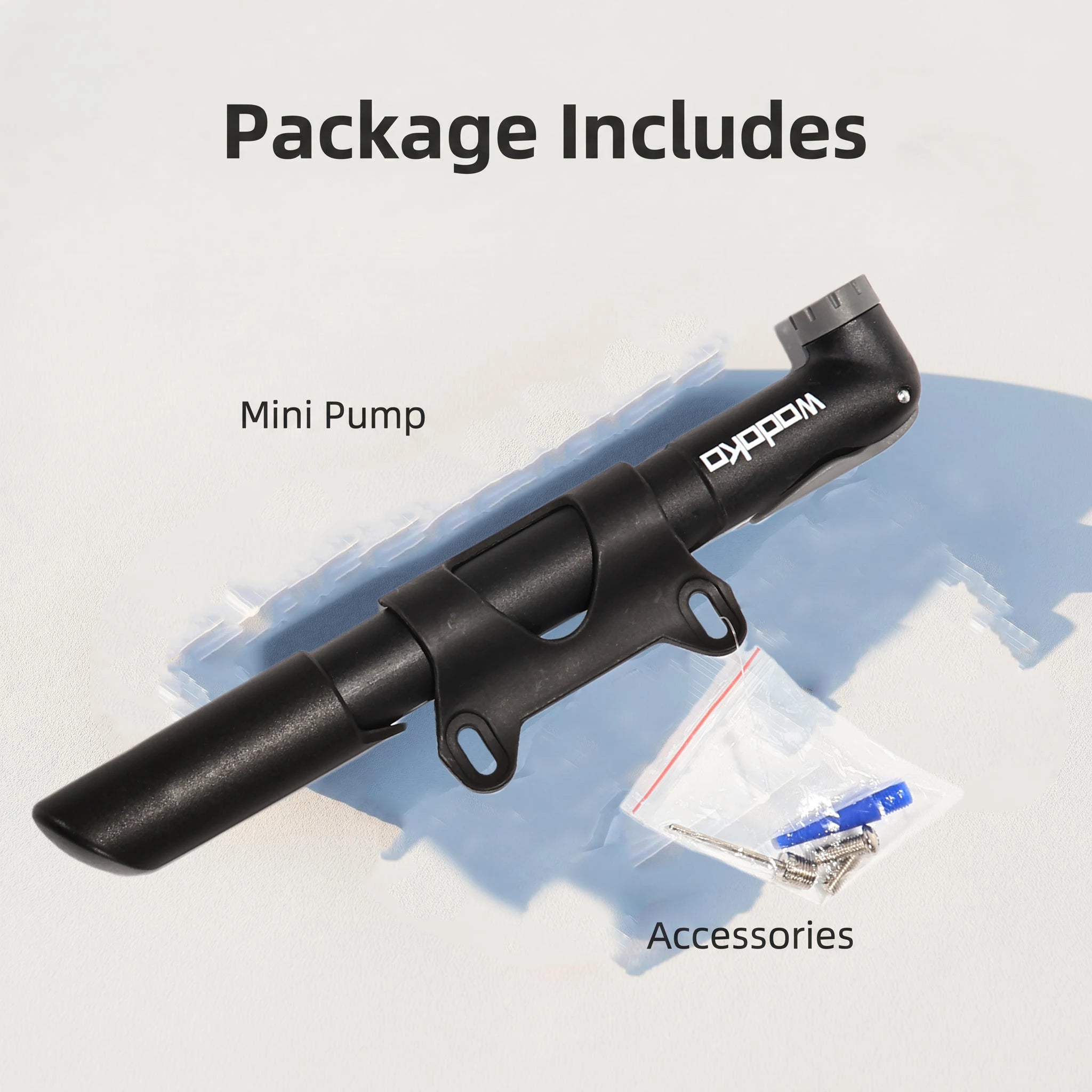 Portable Mini Bike Pump 120 PSI for Presta & Schrader