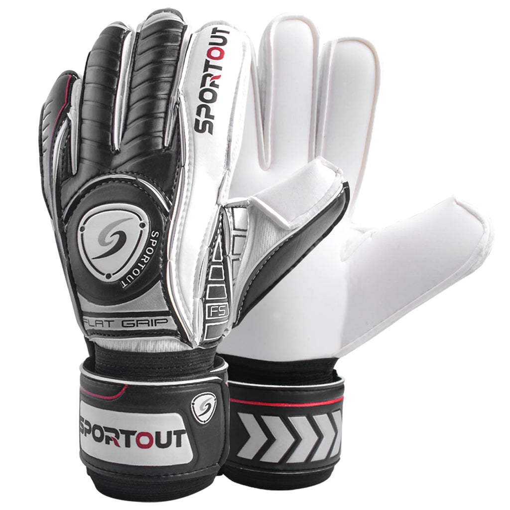 Kids Goalkeeper Gloves With Fingersave And 4mm Latex