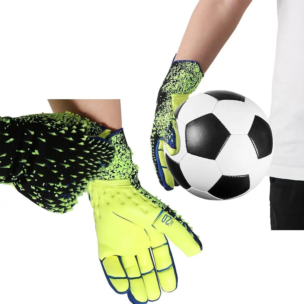 Goalkeeper Gloves Strong Grip With Latex Palm For Soccer
