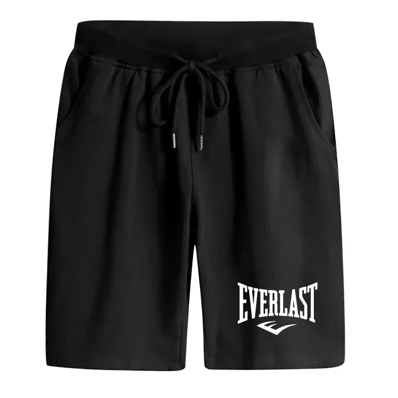 Men's Sports Training Shorts Knee-Length With Drawstring