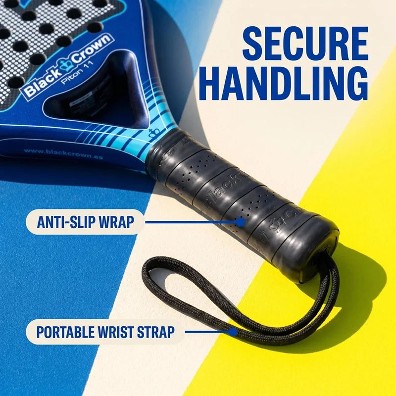Carbon Fiber Padel Racket with Cover – Optimized Sweet Spot