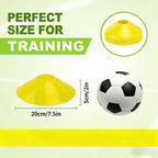 Football Training Disc Cones Set – Agility Marker Pack