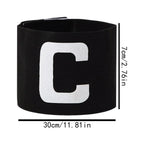 Elastic Soccer Captain Armband – Adjustable, High-Visibility
