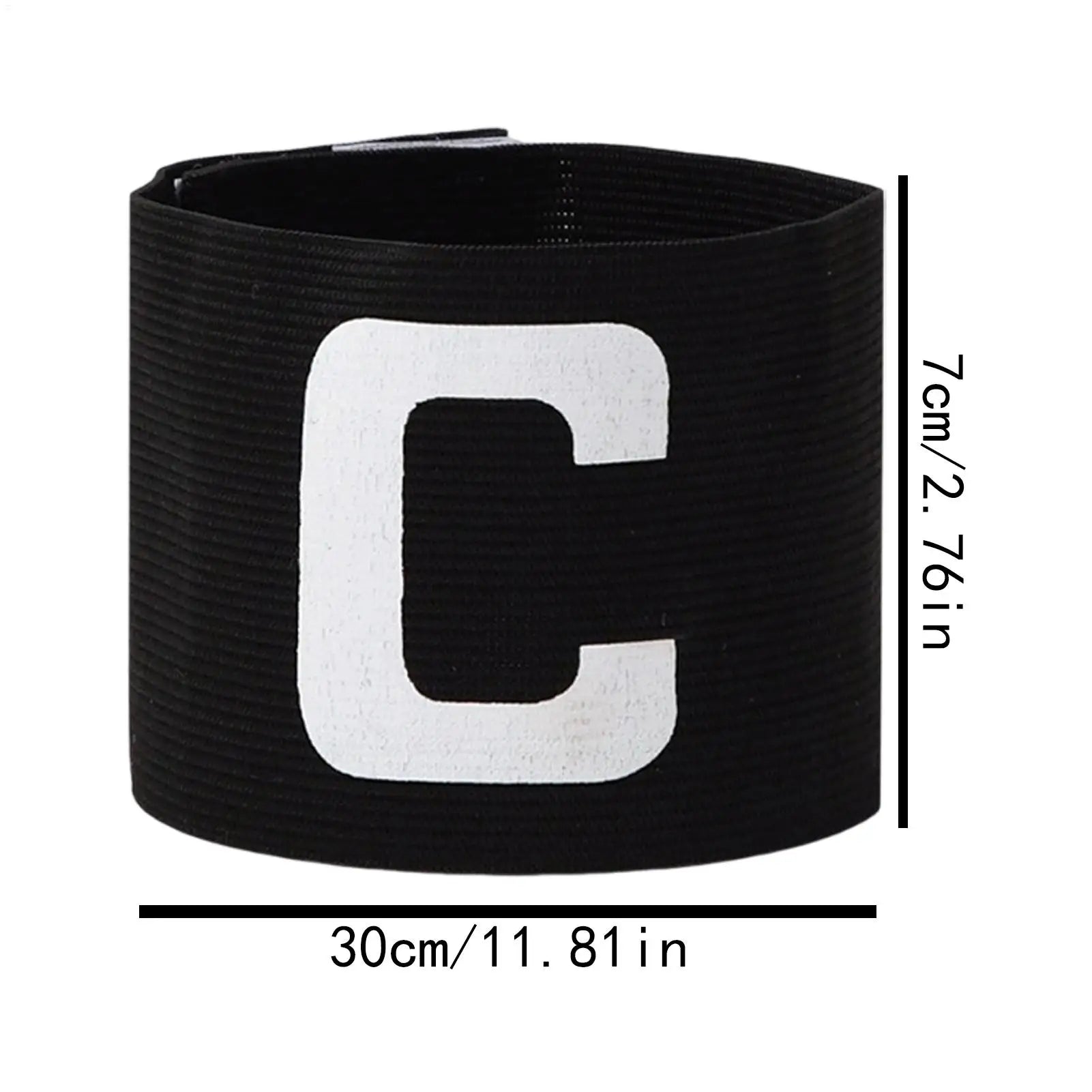 Elastic Soccer Captain Armband – Adjustable, High-Visibility