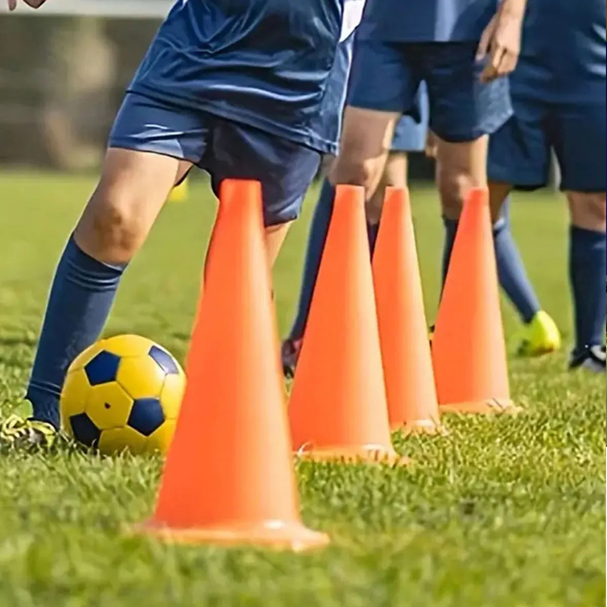 Soccer Training Marker Cones Set – 23 cm PVC Buckets
