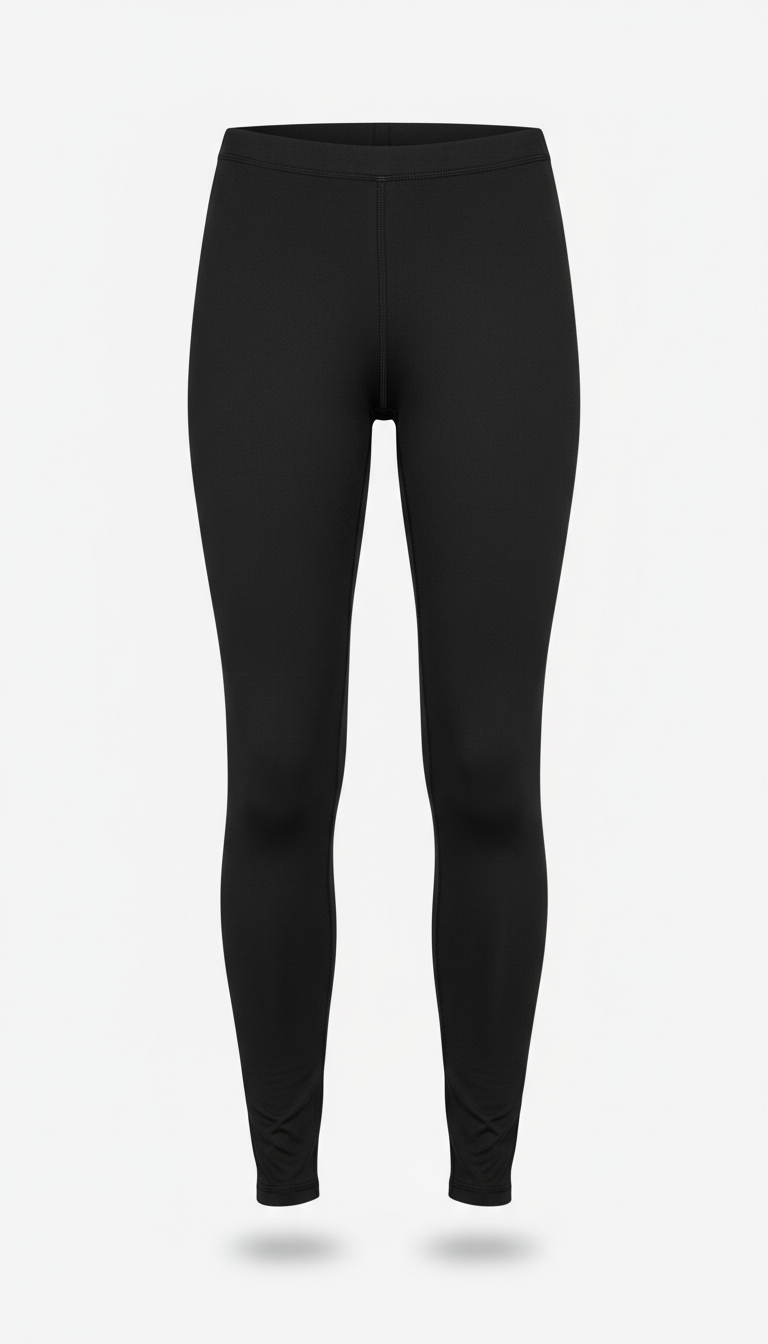 Matte Black Compression Leggings